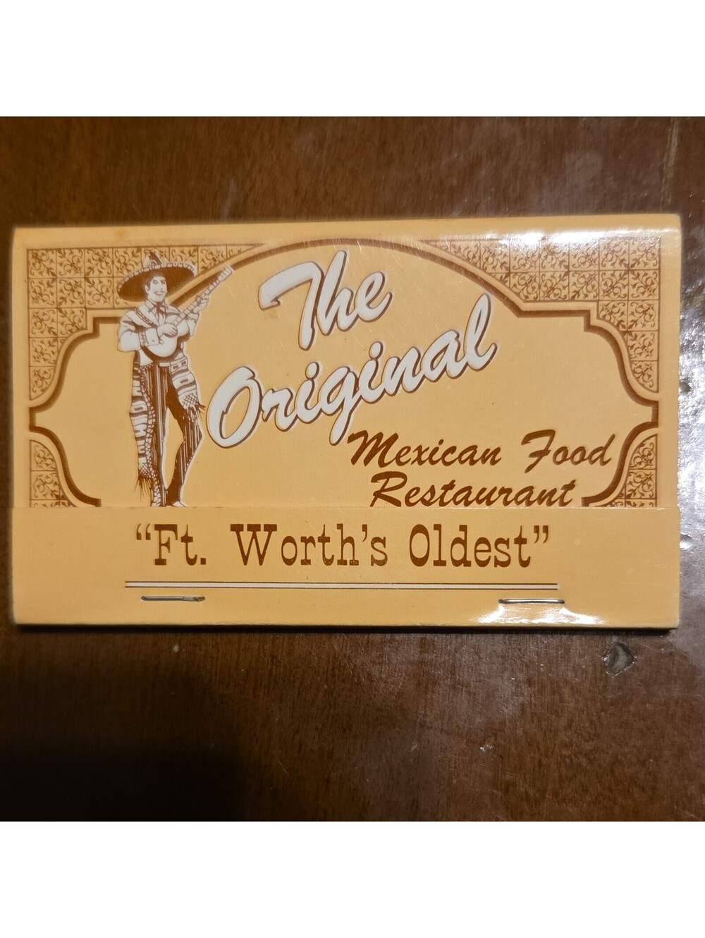 Vintage Bienvenidos Amigos Fort Worth Tx Full Matchbook Atlas 30 Count Unstruck